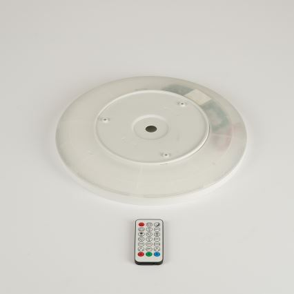 Brilagi - LED RGBW Himmennettävä kattovalo ULTRA SLIM LED/18W/230V 2700-6500K halkaisija 30 cm valkoinen + kauko-ohjaus