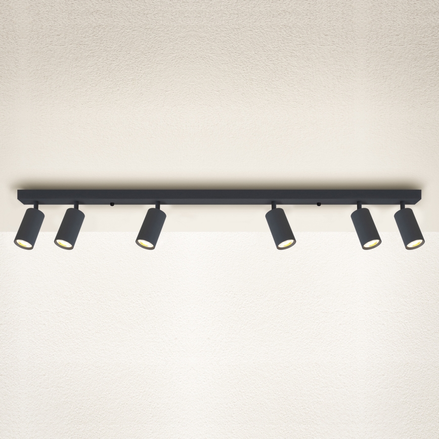 Brilagi - LED RGBW Himennettävä kohdevalaisin SELE 6xGU10/6,5W/230V 2700-6500K antrasiitti