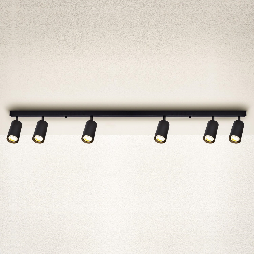Brilagi - LED RGBW himmennettävä kohdevalaisin SELE 6xGU10/6,5W/230V 2700-6500K musta