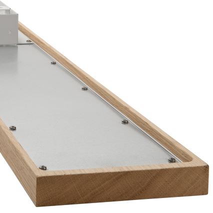 Brilagi - LED RGBW Himmennyspaneeli WOODY FRAME LED/34W/230V 11,5x123 cm 2700-6500K tammi + kauko-ohjaus