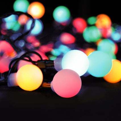Brilagi - LED RGBW Jouluketju ulkokäyttöön 200xLED/8 toimintoa 25m IP44 + kaukosäädin