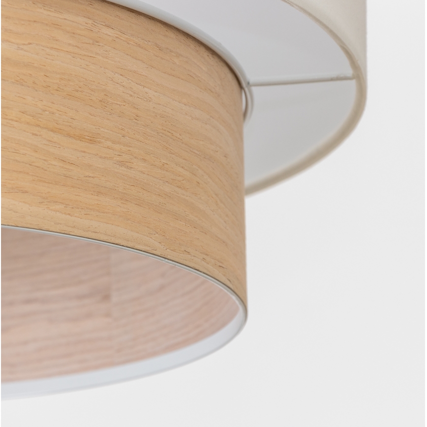 Brilagi - LED-riippuvalaisin johdolla CERIA 1xE27/40W/230V halkaisija 50 cm valkoinen/beige