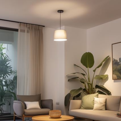 Brilagi - LED-riippuvalaisin johdolla CERIA 1xE27/40W/230V Ø 30 cm harmaa