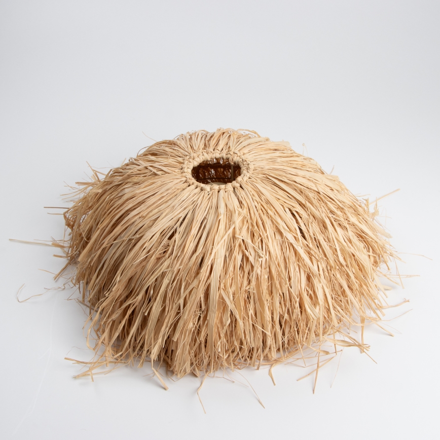 Brilagi - LED-riippuvalaisin johdolla CERIA BOHO 1xE27/40W/230V, halkaisija 40 cm, rafia