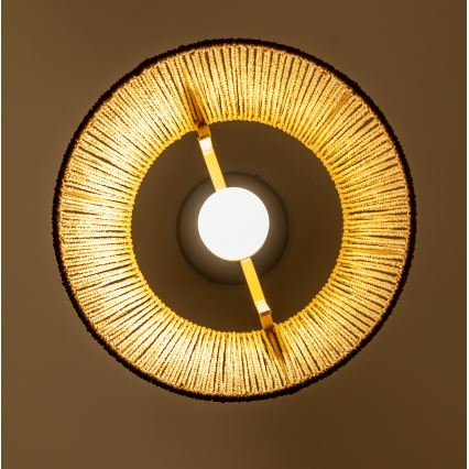 Brilagi - LED-riippuvalaisin johdolla CERIA BOHO 1xE27/40W/230V Ø 28 cm, ruskea