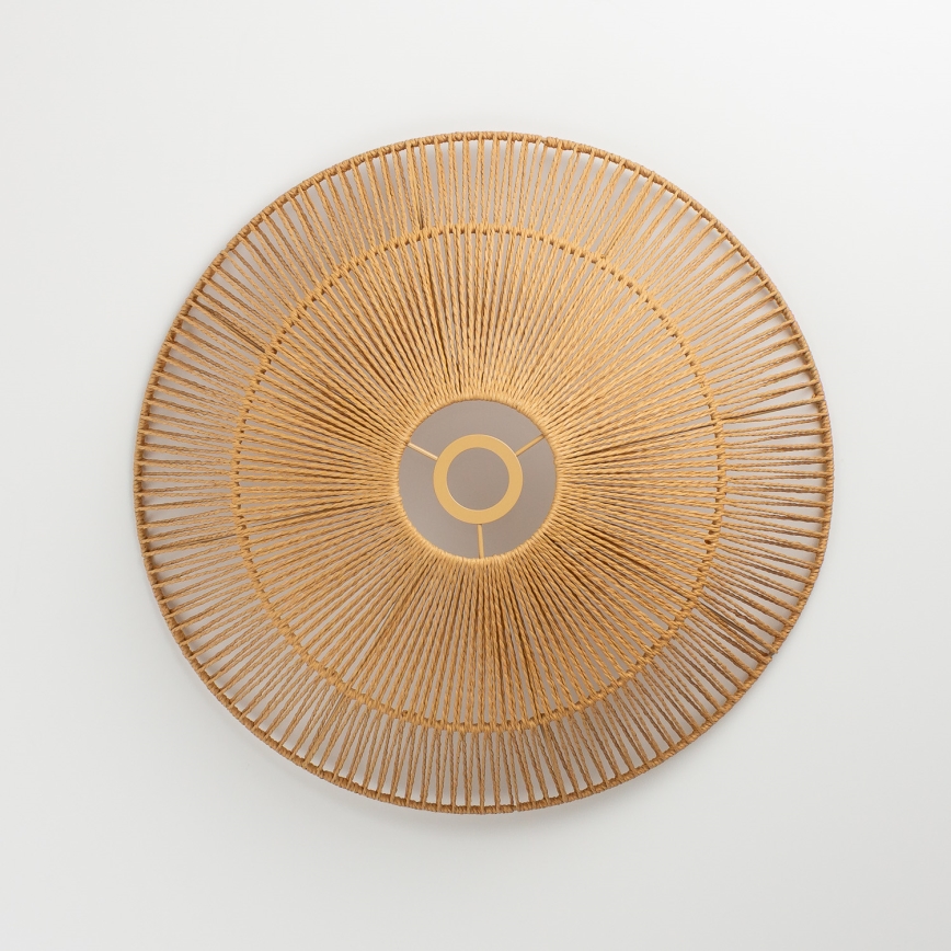 Brilagi - LED-riippuvalaisin johdolla CERIA BOHO 1xE27/40W/230V Ø 50 cm ruskea