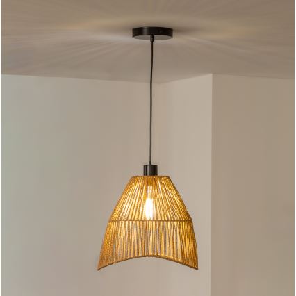 Brilagi - LED-riippuvalaisin kaapelilla CERIA BOHO 1xE27/40W/230V halkaisija 30 cm ruskea