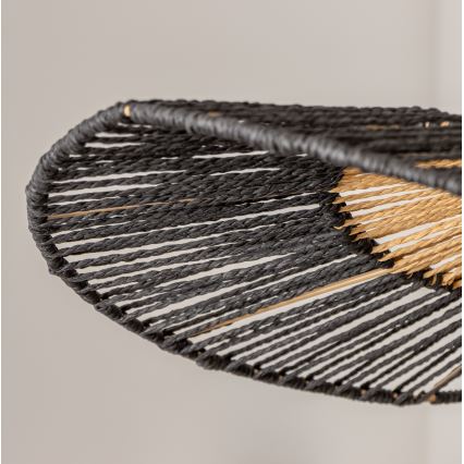 Brilagi - LED-riippuvalaisin langalla CERIA BOHO 1xE27/40W/230V halkaisija 80 cm musta/ruskea