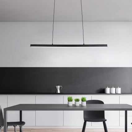 Brilagi - LED-riippuvalaisin vaijerilla AXIS LED/30W/230V musta