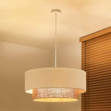 Brilagi - LED-riippuvalaisin vaijerilla, Boho-tyyli, 3xE27/15W/230V, halkaisija 60 cm