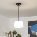 Brilagi - LED-riippuvalaisin vaijerilla CERIA, 1xE27/40W/230V, halkaisija 25 cm, valkoinen