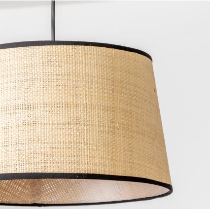 Brilagi - LED-riippuvalaisin vaijerilla CERIA 1xE27/40W/230V Ø 35 cm, beigen värinen