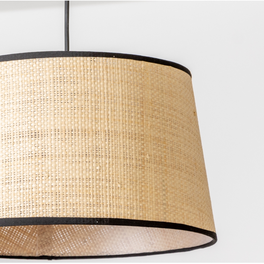 Brilagi - LED-riippuvalaisin vaijerilla CERIA 1xE27/40W/230V Ø 35 cm, beigen värinen