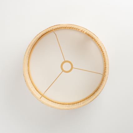 Brilagi - LED-riippuvalaisin vaijerilla CERIA BOHO 1xE27/40W/230V, halkaisija 40 cm, bambu