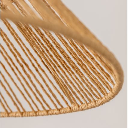 Brilagi - LED-riippuvalaisin vaijerilla CERIA BOHO 1xE27/40W/230V, halkaisija 70 cm, ruskea