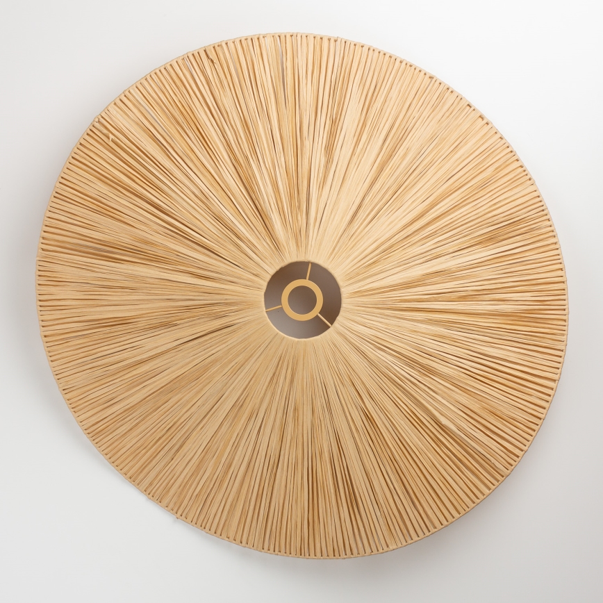 Brilagi - LED-riippuvalaisin vaijerilla CERIA BOHO 1xE27/40W/230V, halkaisija 80 cm, raffia