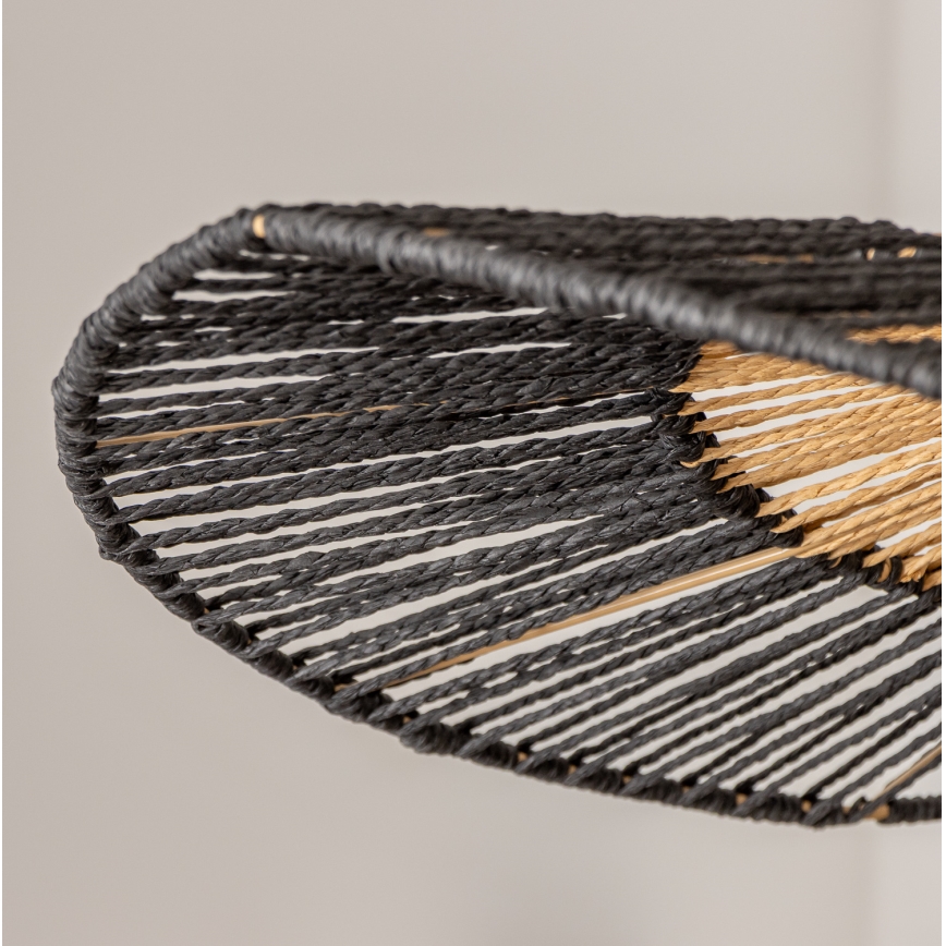 Brilagi - LED-riippuvalaisin vaijerilla CERIA BOHO 1xE27/40W/230V Ø 50 cm musta/ruskea