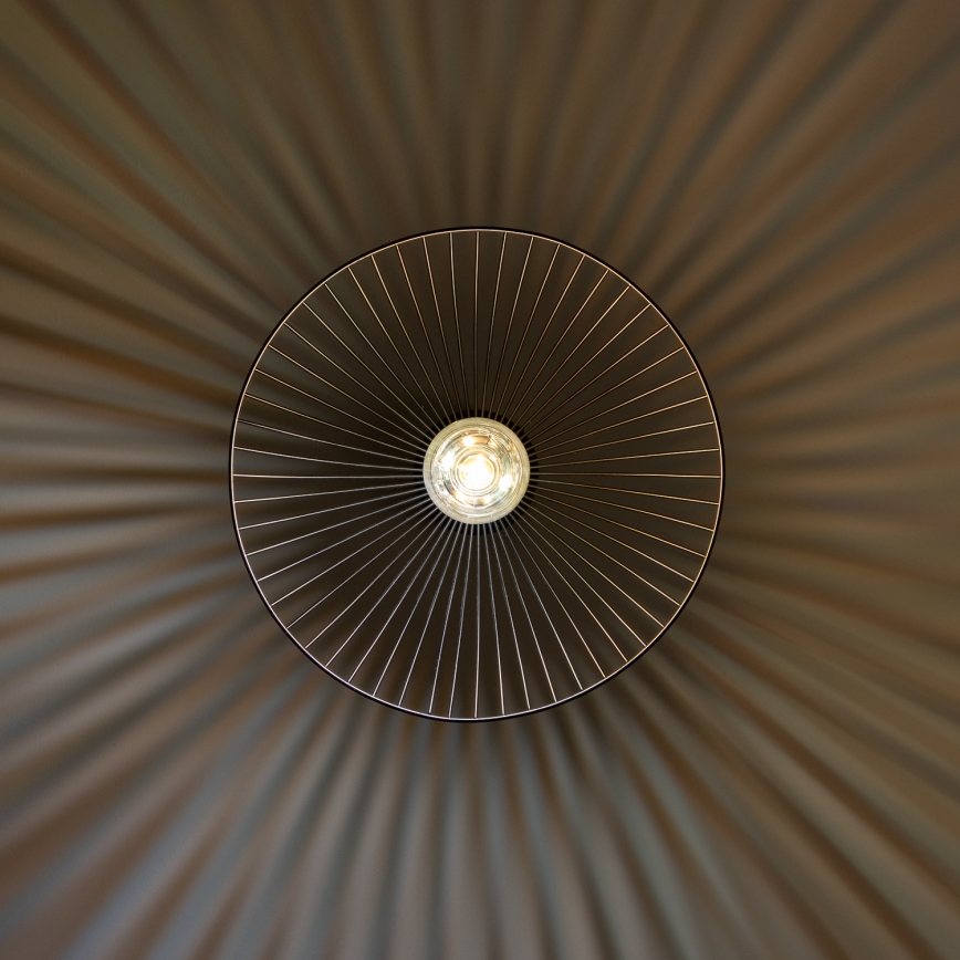 Brilagi - LED-riippuvalaisin vaijerilla CERIA WIRE 1xE27/40W/230V halkaisija 26 cm musta