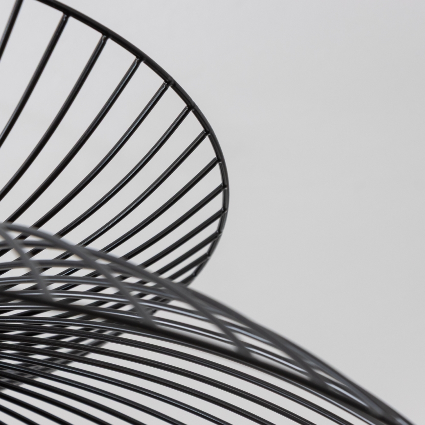 Brilagi - LED-riippuvalaisin vaijerilla CERIA WIRE 1xE27/40W/230V, halkaisija 60 cm, musta