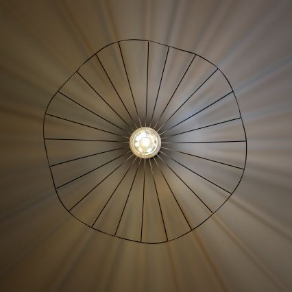 Brilagi - LED-riippuvalaisin vaijerilla CERIA WIRE 1xE27/40W/230V, halkaisija 80 cm, musta