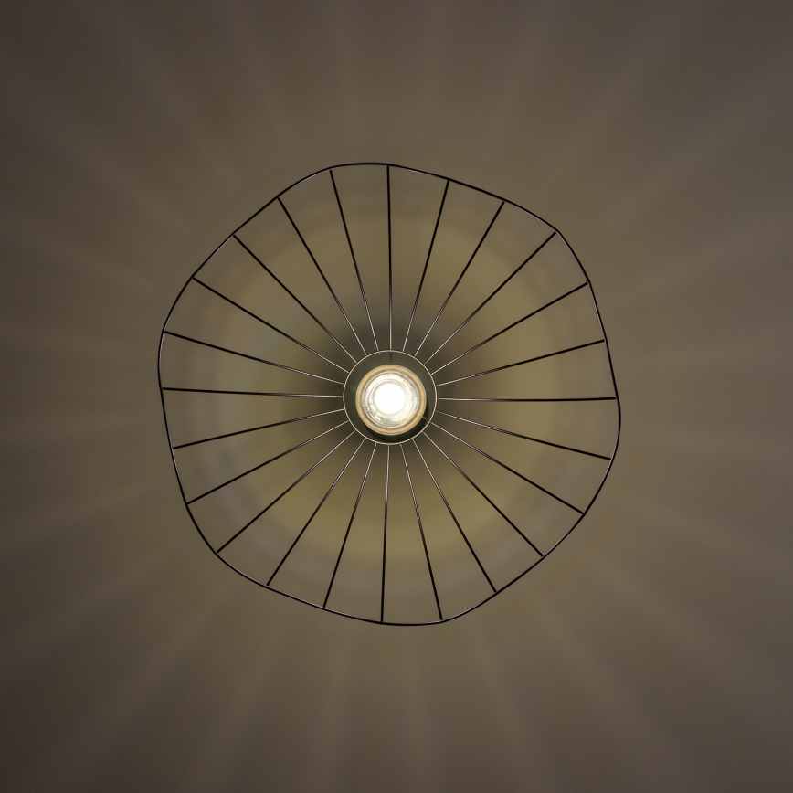 Brilagi - LED-riippuvalaisin vaijerilla CERIA WIRE 1xE27/40W/230V Ø 60 cm musta