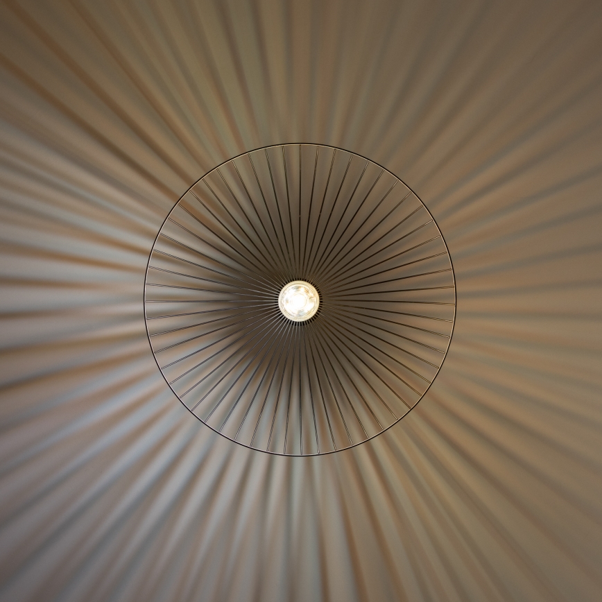 Brilagi - LED-riippuvalaisin vaijerilla CERIA WIRE 1xE27/40W/230V Ø 60 cm musta