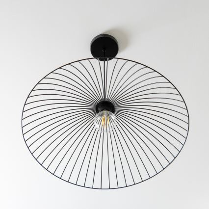 Brilagi - LED-riippuvalaisin vaijerilla CERIA WIRE 1xE27/40W/230V Ø 60 cm musta