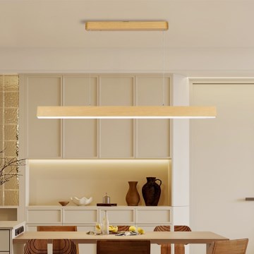 Brilagi - LED-riippuvalaisin vaijerilla SLEEKLINE LED/40W/230V 3000/4500/6000K tammi-dekori