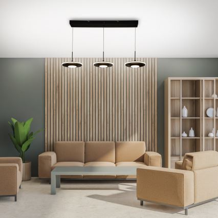 Brilagi - LED-riippuvalaisin VERANO ripustuskaapelilla 3xLED/15W/230V