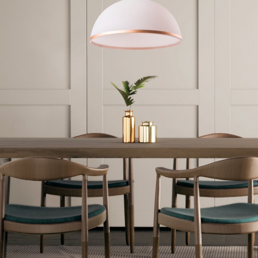Brilagi - LED-riipuskattokruunu ANTICO 1xE27/60W/230V pronssi patina