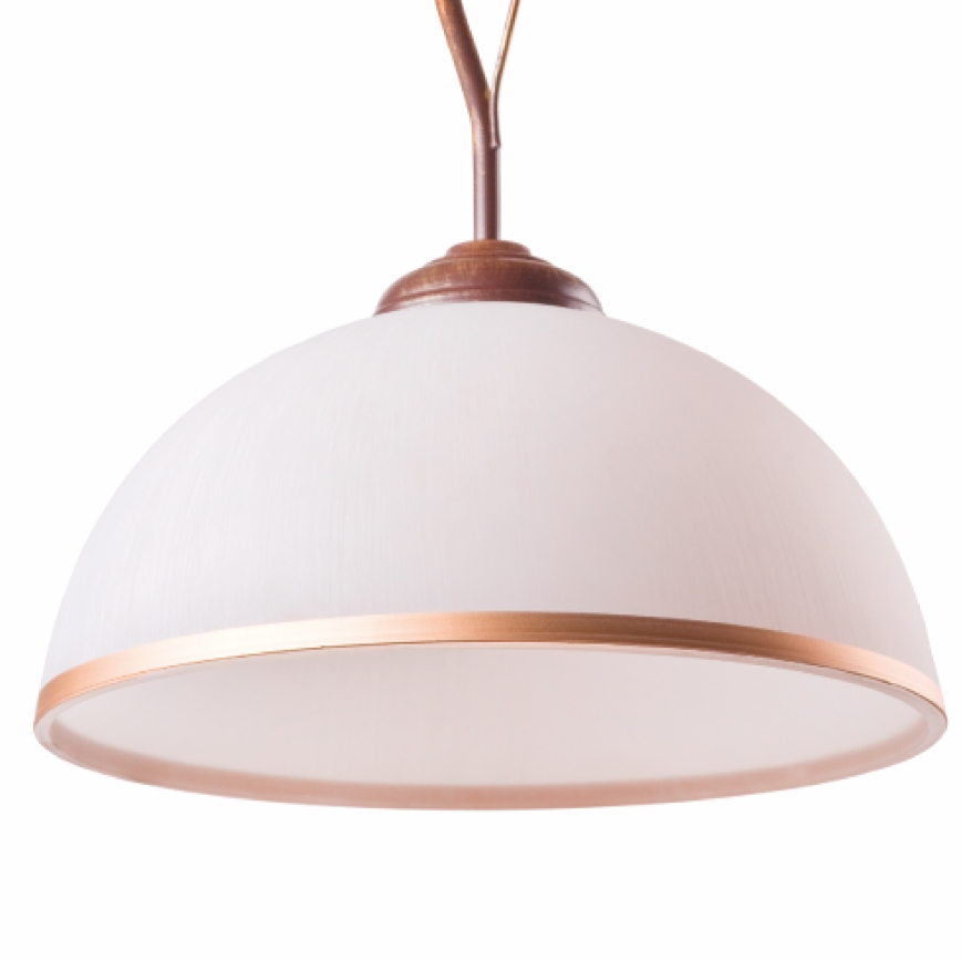 Brilagi - LED-riipuskattokruunu ANTICO 1xE27/60W/230V pronssi patina