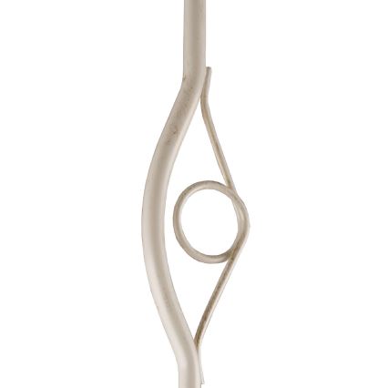 Brilagi - LED-riipuskattokruunu ANTICO 1xE27/60W/230V valkoinen patina