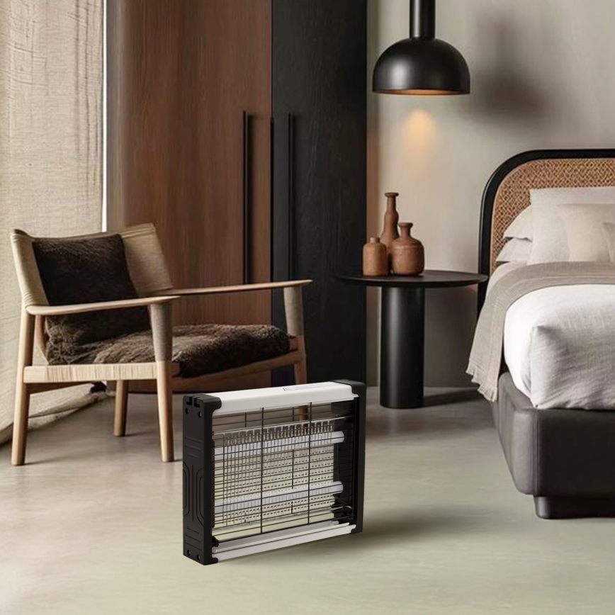 Brilagi - LED-sähköinen UV-hyönteistenpyydin 2xLED/5W/230V 70 m2