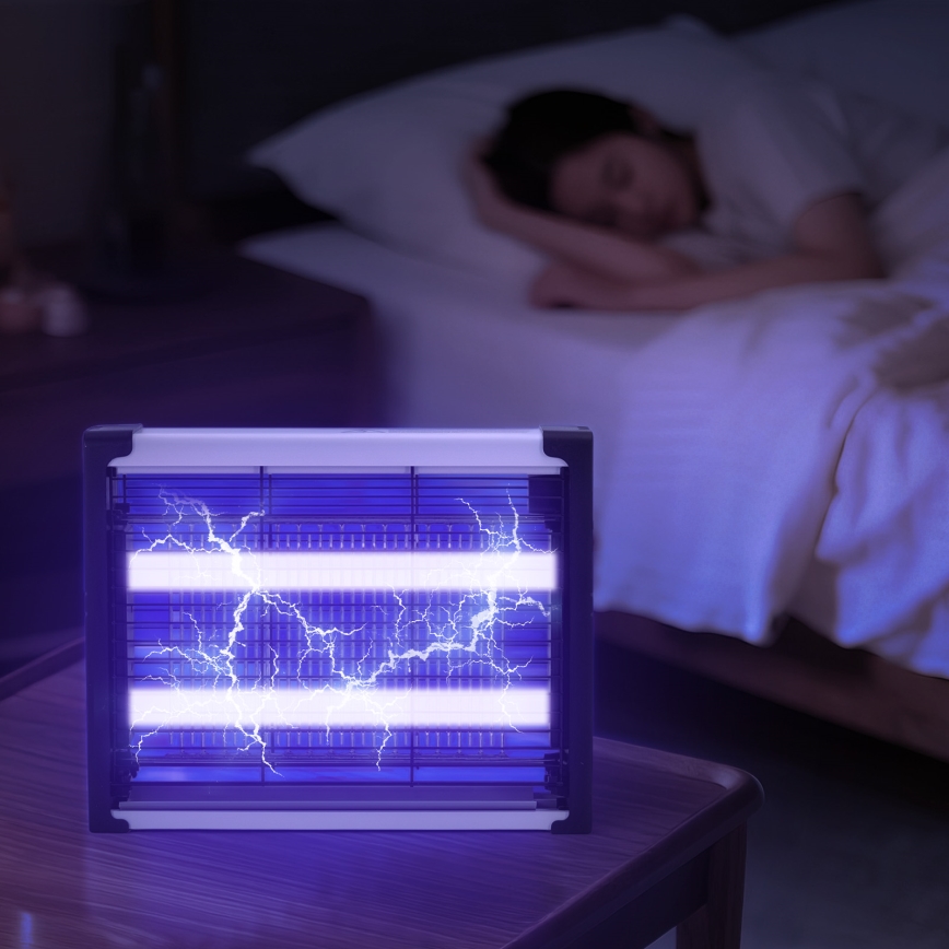 Brilagi - LED-sähköinen UV-hyönteistenpyydin 2xLED/5W/230V 70 m2