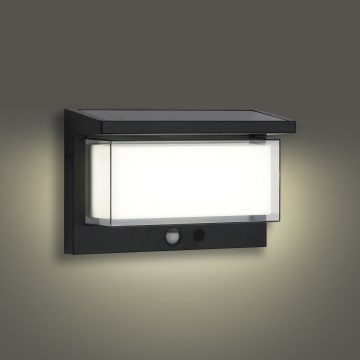 Brilagi - LED-seinäaurinkovalaisin anturilla AURINKO LUME LED/10W/3,7V 4000 mAh IP44