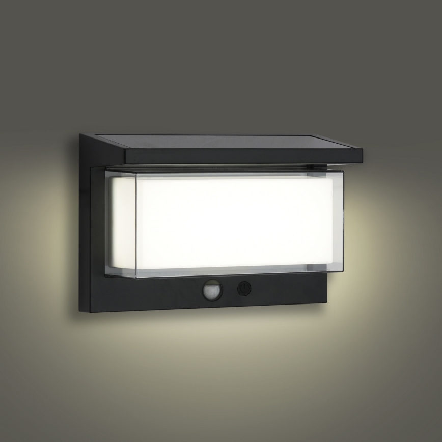 Brilagi - LED-seinäaurinkovalaisin anturilla AURINKO LUME LED/10W/3,7V 4000 mAh IP44