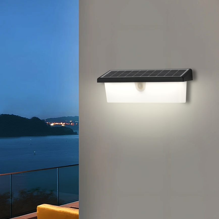Brilagi - LED-seinäaurinkovalaisin anturilla AURINKO RAY LED/6W/3,7V 2200 mAh IP44