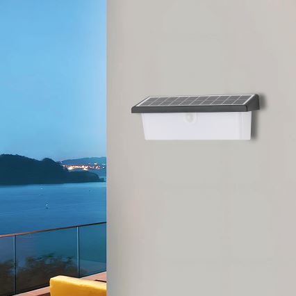 Brilagi - LED-seinäaurinkovalaisin anturilla AURINKO RAY LED/6W/3,7V 2200 mAh IP44