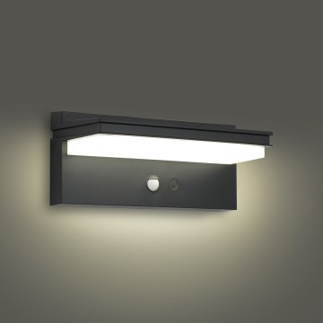 Brilagi - LED-seinäaurinkovalaisin anturilla AURINKO SENSE LED/10W/3,7V 4000 mAh IP44