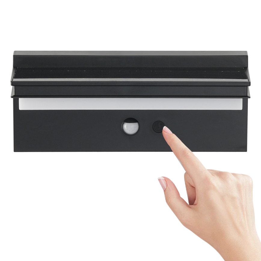 Brilagi - LED-seinäaurinkovalaisin anturilla AURINKO SENSE LED/10W/3,7V 4000 mAh IP44
