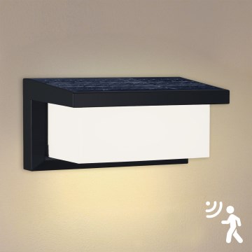Brilagi - LED-seinäaurinkovalaisin anturilla BRICKY LED/5W/6V IP65