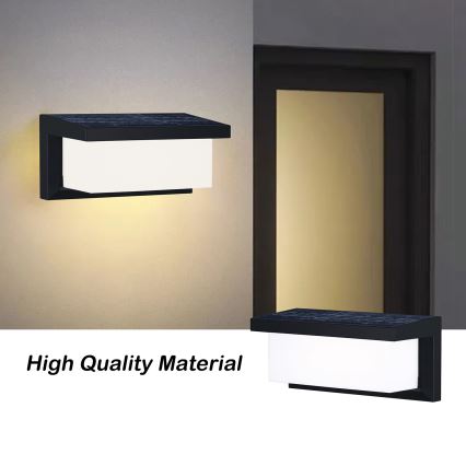 Brilagi - LED-seinäaurinkovalaisin anturilla BRICKY LED/5W/6V IP65