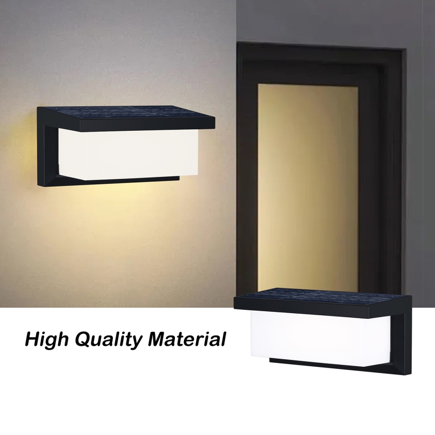Brilagi - LED-seinäaurinkovalaisin anturilla BRICKY LED/5W/6V IP65