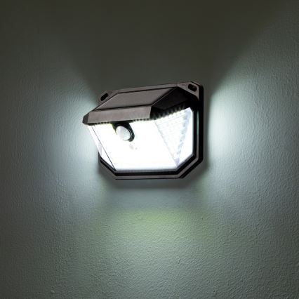 Brilagi - LED Aurinkopaneelivalaisin liike- ja hämärätunnistimella WALLIE LED/4W/5,5V 1200mAh 6500K IP65