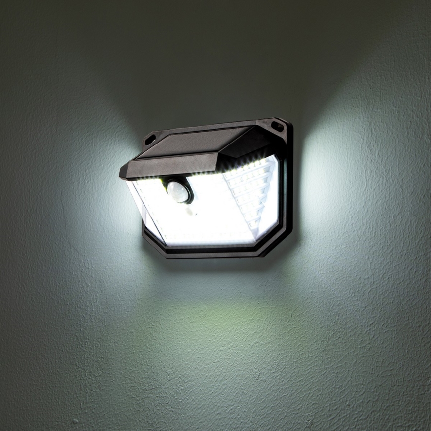 Brilagi - LED Aurinkopaneelivalaisin liike- ja hämärätunnistimella WALLIE LED/4W/5,5V 1200mAh 6500K IP65