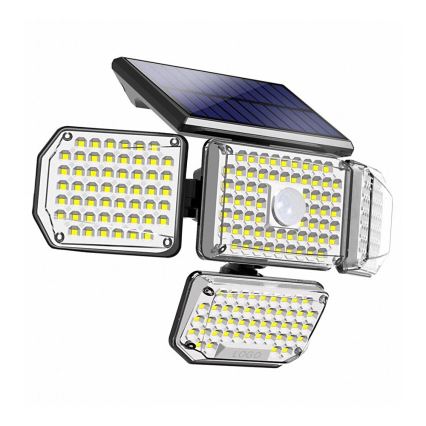 Brilagi - LED Aurinkopaneelivalaisin liike- ja hämärätunnistimella WALLIE LED/5W/5,5V 2400 mAh IP65
