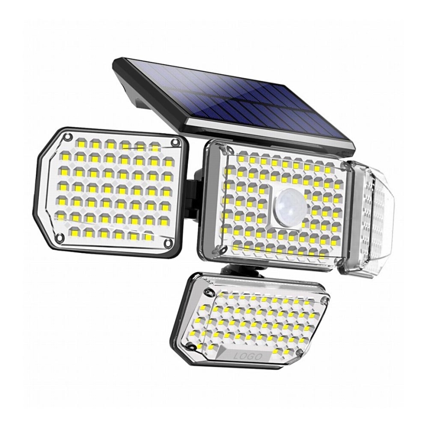 Brilagi - LED Aurinkopaneelivalaisin liike- ja hämärätunnistimella WALLIE LED/5W/5,5V 2400 mAh IP65