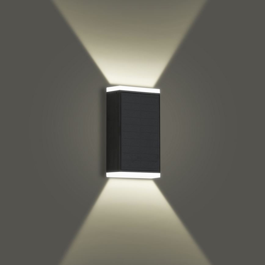 Brilagi - LED-seinäaurinkovalaisin AURINKO GUARD LED/2W/3,7V 2000 mAh IP45