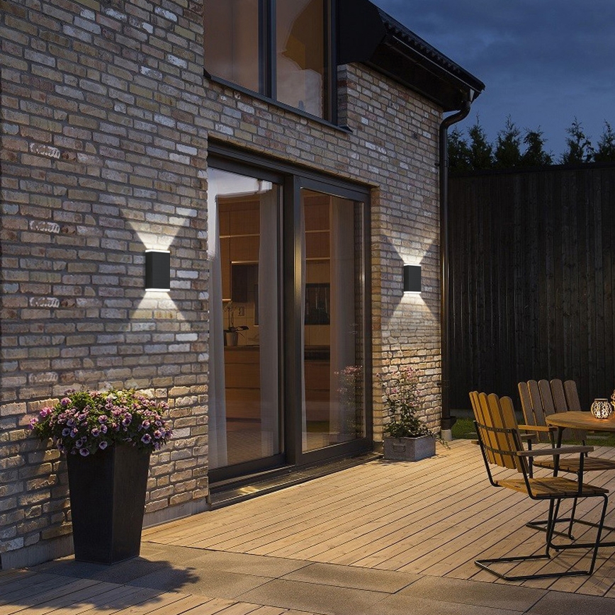 Brilagi - LED-seinäaurinkovalaisin AURINKO GUARD LED/2W/3,7V 2000 mAh IP45