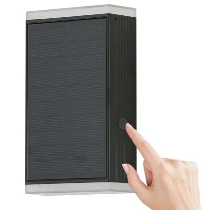 Brilagi - LED-seinäaurinkovalaisin AURINKO GUARD LED/2W/3,7V 2000 mAh IP45